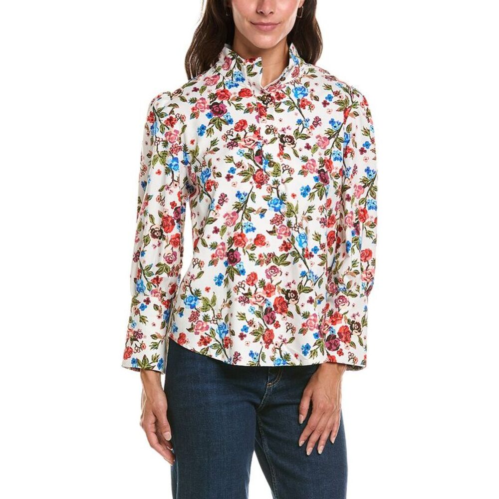 Duffield Lane Womens Levi Top, White